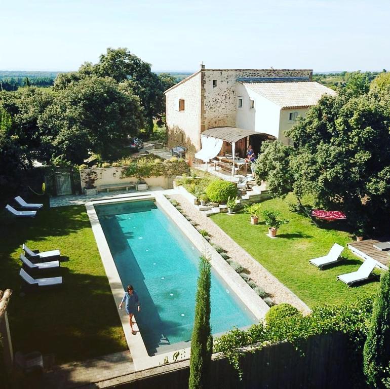 La bergerie de Nano Bed & Breakfast Beaumes-de-Venise Exterior foto